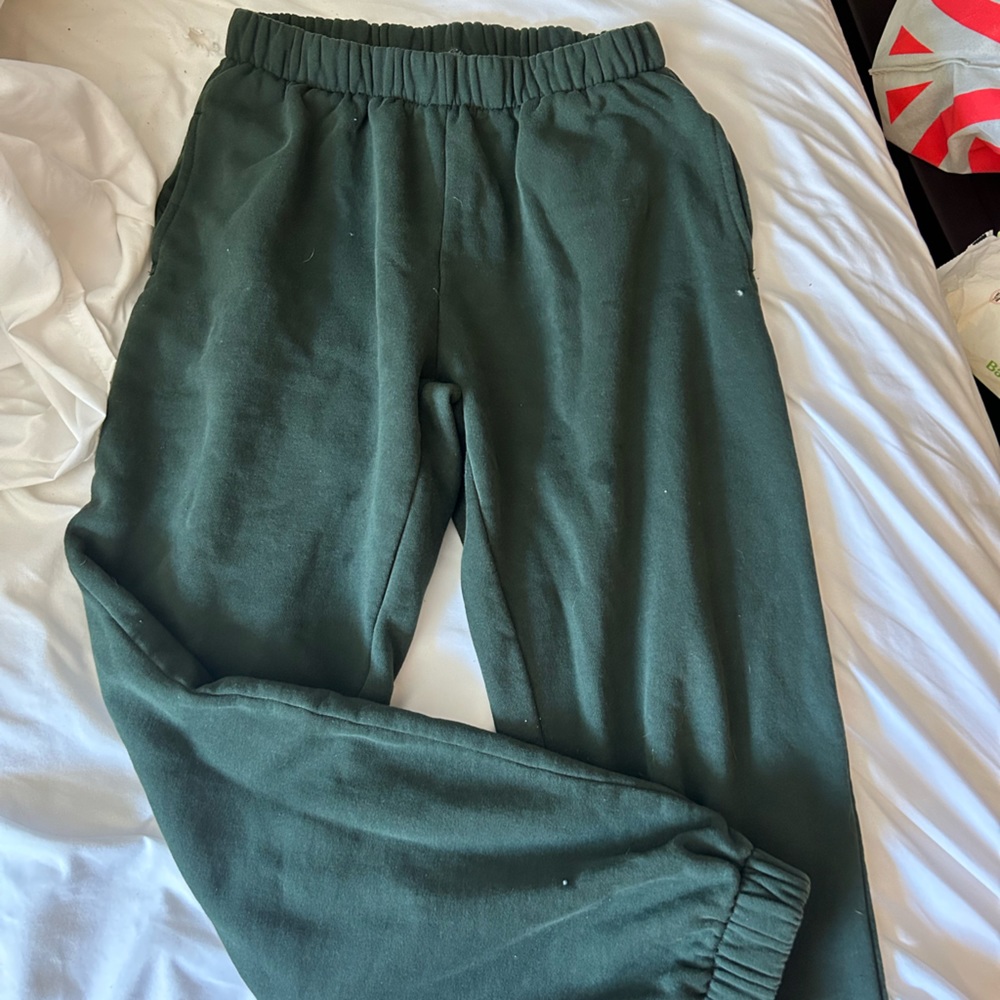 brandy melville green joggers